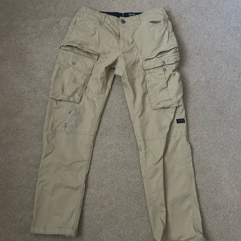 G-Star Men's Beige Cargo Pants